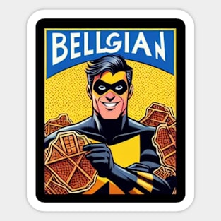 Belge: Belgian Waffles Sticker